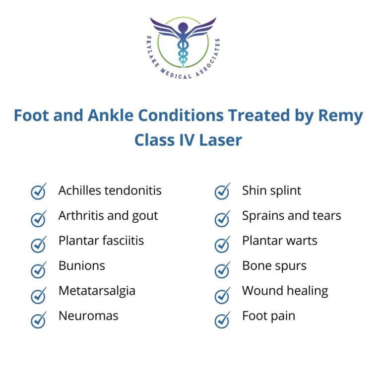 Remy Class IV Laser Treatment for Different Foot and Ankle Conditions